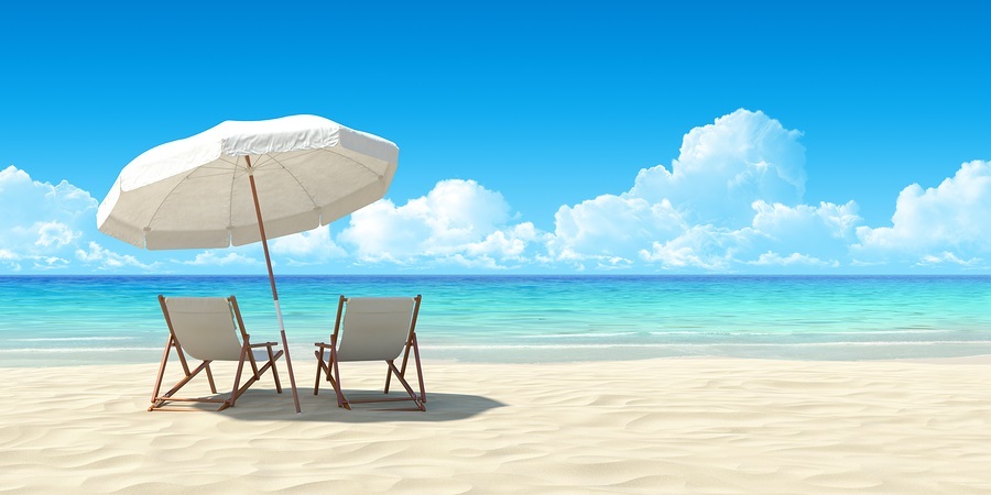 Beach Chair And Umbrella