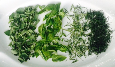 Herbs Stripped from the Stem