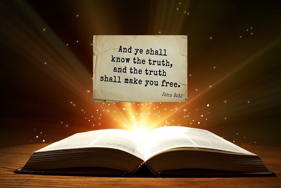 Open Bible John 8:32 truth