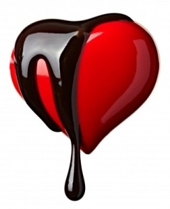 image of chocolate covered heart
