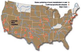 Perchlorate distribution U.S.