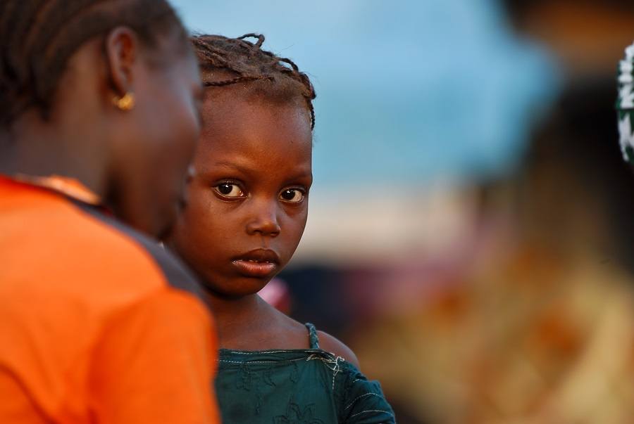 Curious African Girl