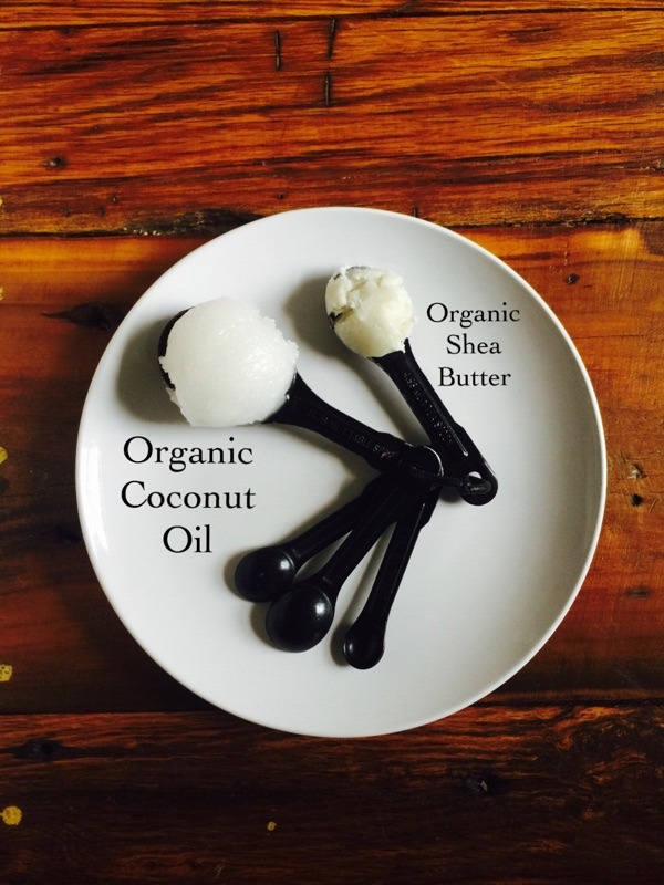 coconut oil and shea butter