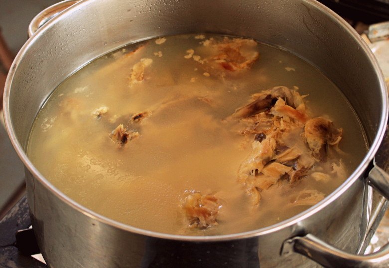 cooking the stock image.