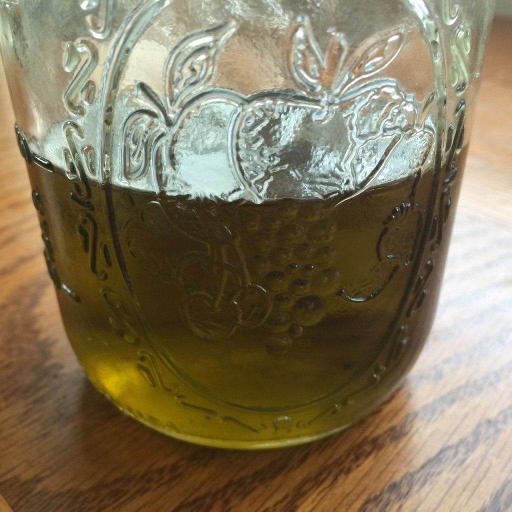 Plantain infused olive oil