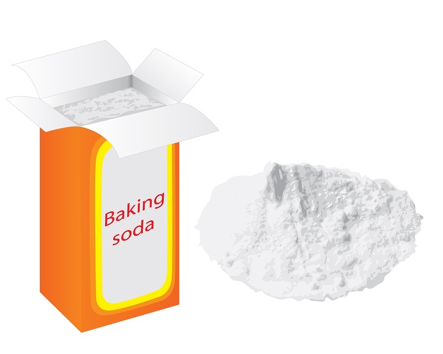 Baking soda vector illustration on a white background