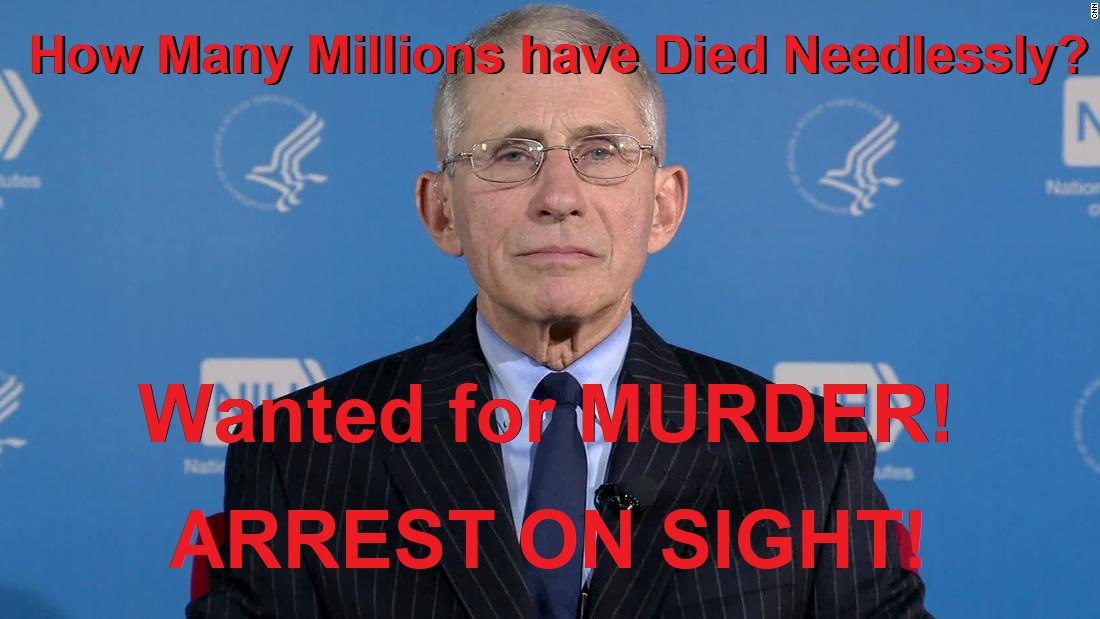 181 Dead in the U.S. During 2 Week Period From Experimental COVID Injections Anthony-Fauci-NIH-background-Arrest-2