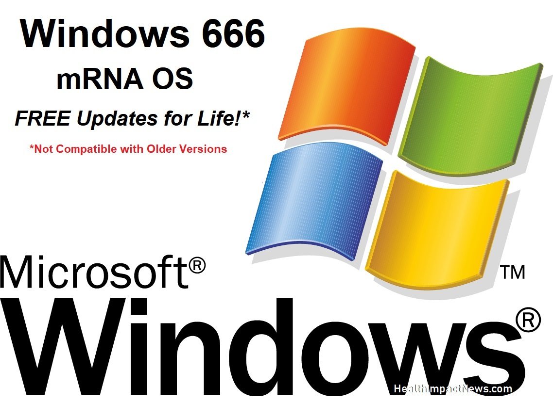 The New mRNA COVID Vaccines Inject an Operating System into Your Body – Not a Conspiracy Theory, Moderna Admits It Windows-666-mRNA