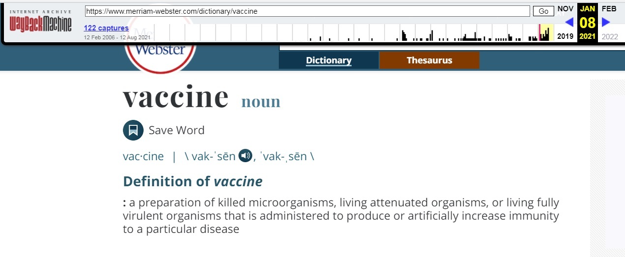 THEY JUST CHANGED THE DEFINITION OF ‘VACCINE’ IN THE DICTIONARY – SHIFT-HAPPENS