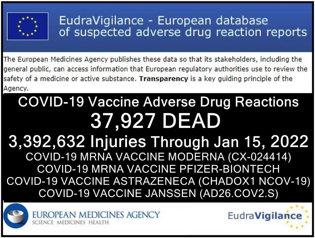 Olympic Gymnast dies right after Covid Vaccination – and the Media says: “Anti-vaxxer dies from Covid.” ADRs-EU-Jan-15-head