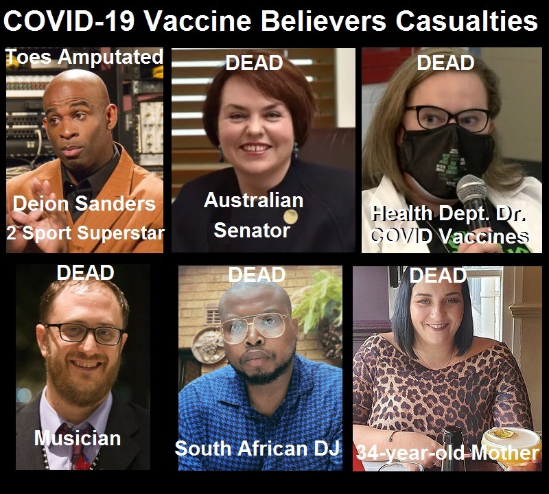 COVID Vaccine Believers Casualties 3.22.22