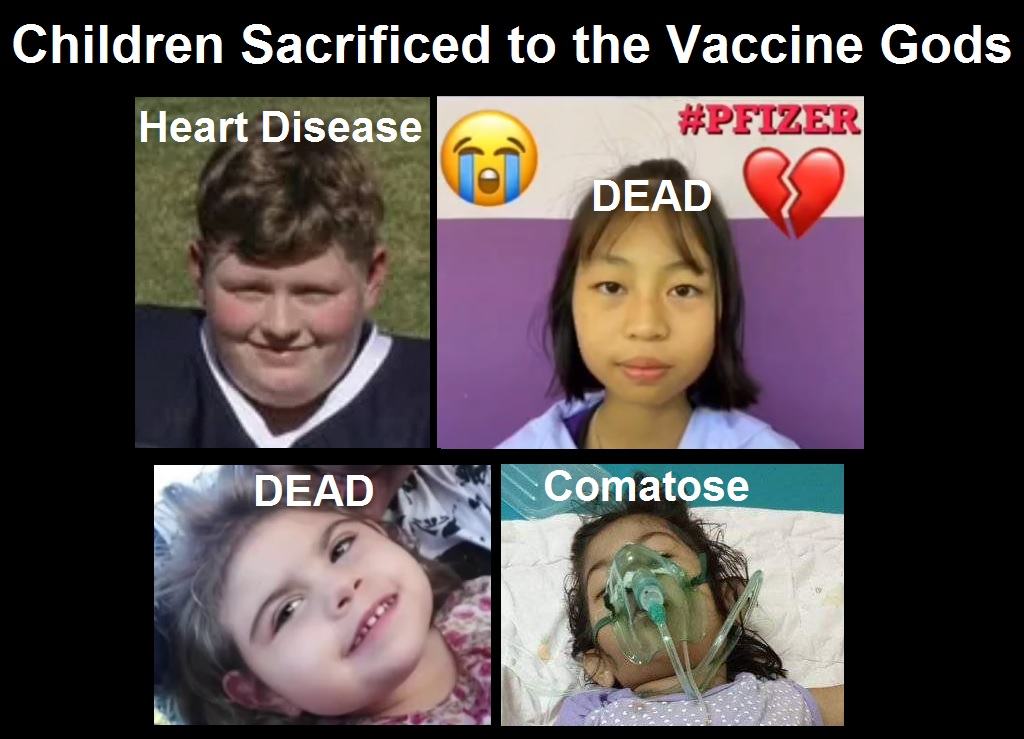 Children Sacrified to the Vaccine Gods