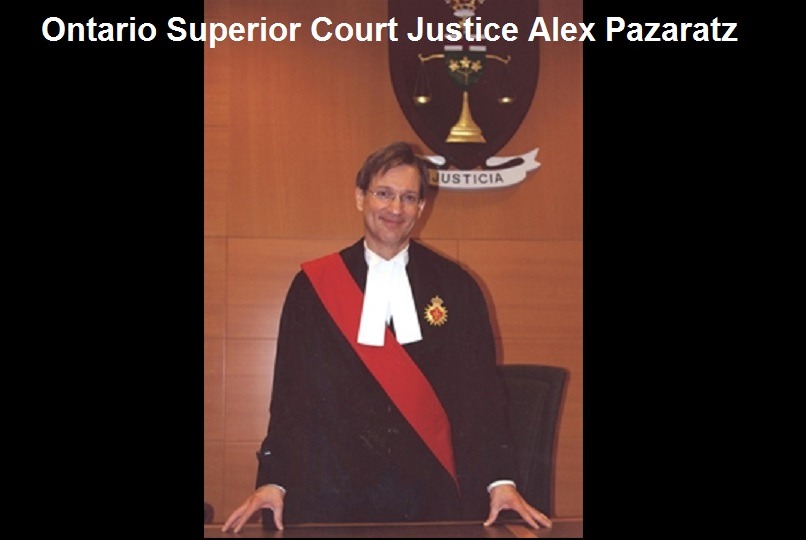 Justice Alex Pazaratz