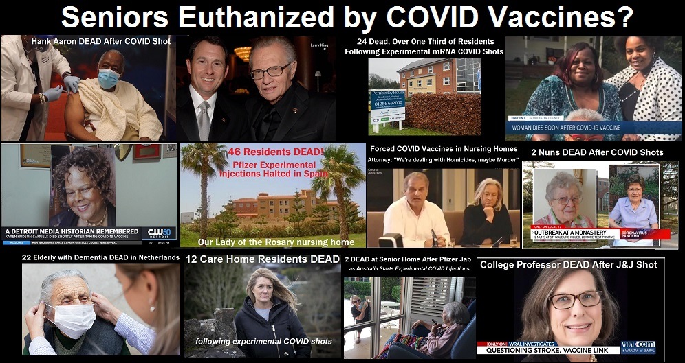 Seniors euthanized by COVID Vaccines