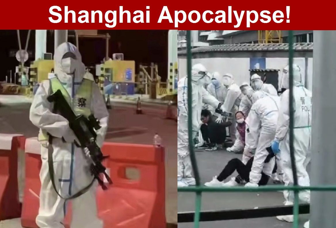 Shanghai daalt af in chaos terwijl het leger van Taiwan een overlevingshandboek aan burgers distribueert ter voorbereiding op de invasie van China