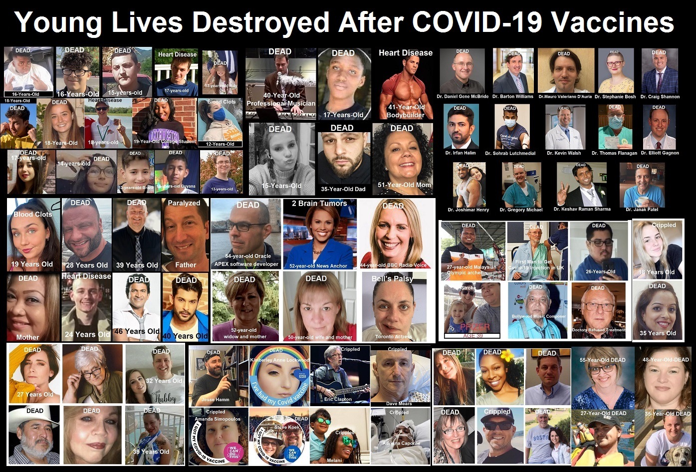 You Lives destroyed from COVID Vaccines