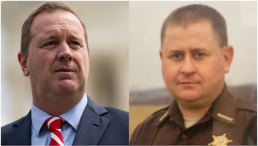 Missouri Attorney General Eric Schmitt and Sheriff Bryan Whitney
