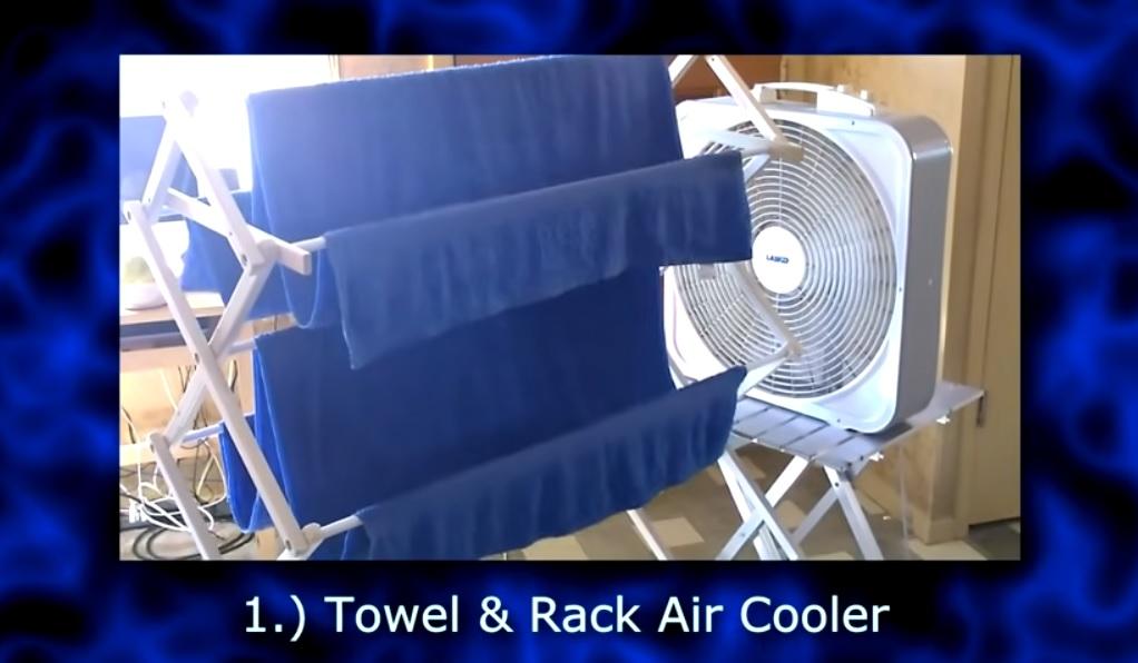 Towel and Rack Air cooler