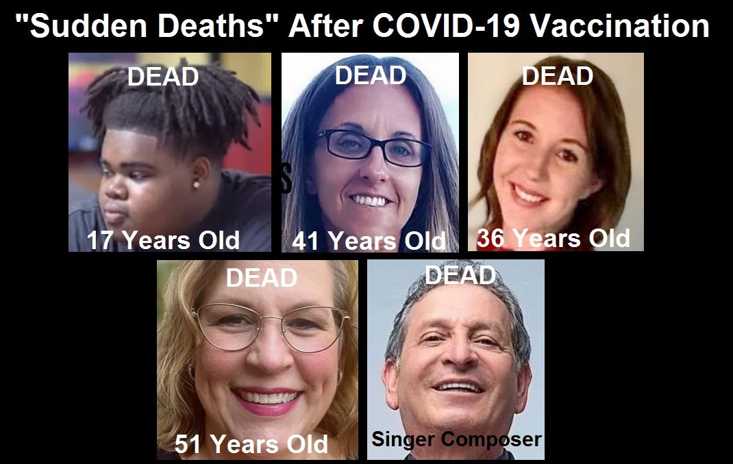 sudden deaths after COVID vaccination