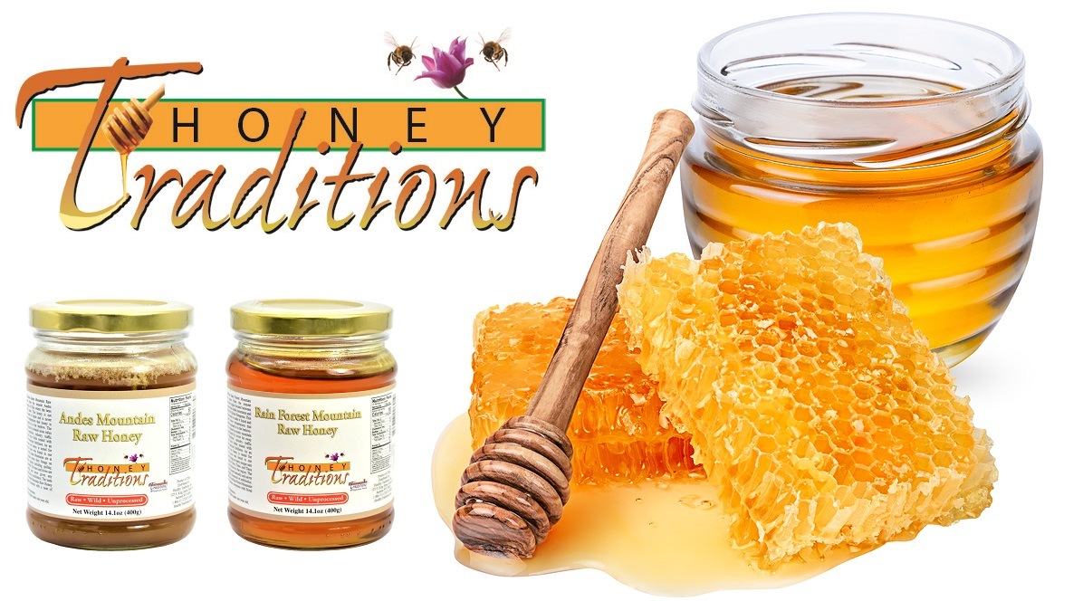 Glass Jar With Honey, Honeycomb And Wooden Honey Dipper Isolated
