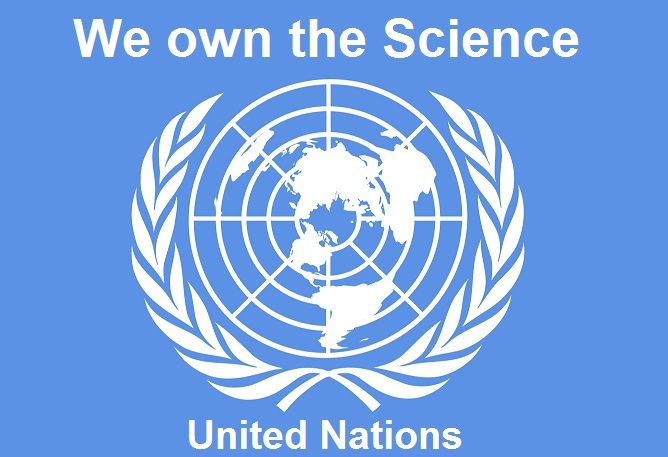 United Nations logo we own the science