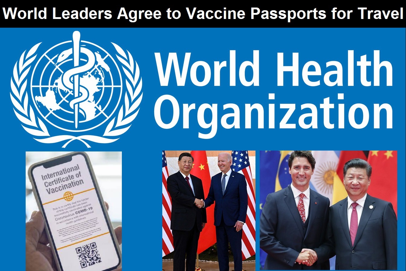 World leaders agree to vaccine passports for international travel