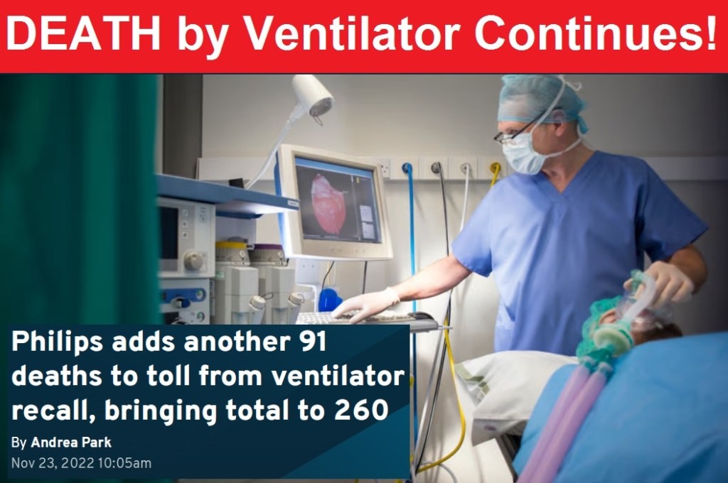 The Medical Scandal of Killing Patients with Ventilators Continues