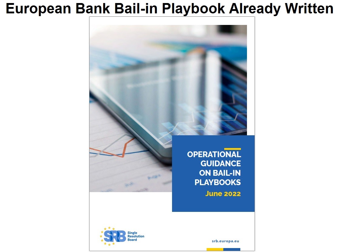 European bank bail-in playbook