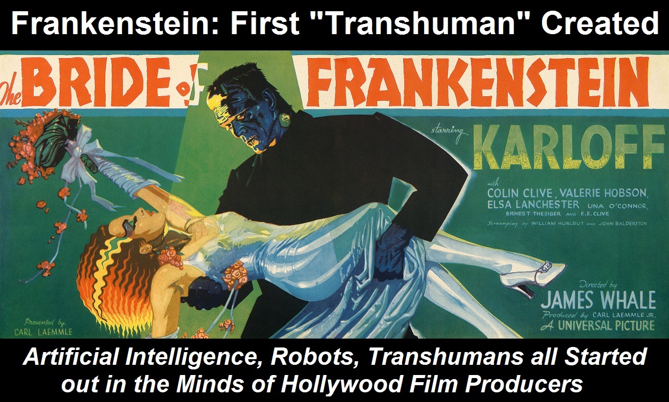 Frankenstein first transhuman
