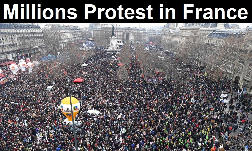 CENSORED: Millions of People Worldwide Take to the Streets to Protest Against Tyranny Millions-protest-in-France-2