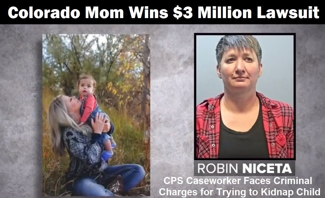 Colorado Mom Fights Back Against Government Tyrants Who Tried to Kidnap Her 2-Year-Old Son – Wins $3 Million Lawsuit Danielle-Jurinsky-with-son-Robin-Niceta