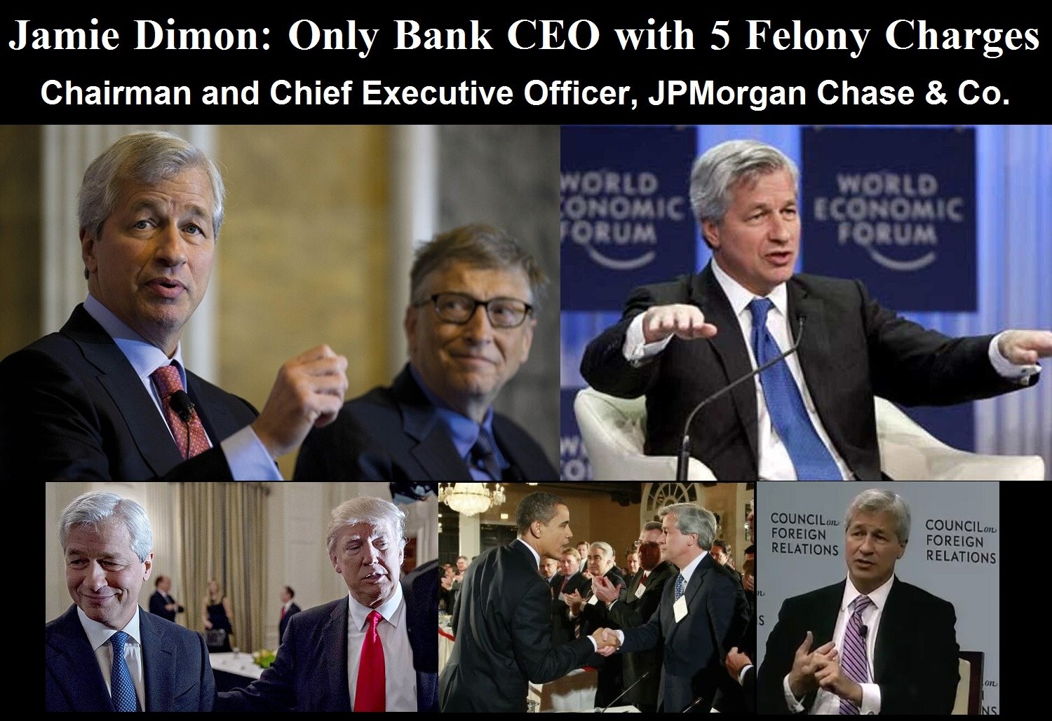 Bailout Failure! Bank Runs Drain $550 Billion In Deposits In One Week Jamie-Dimon-5-felony-charges