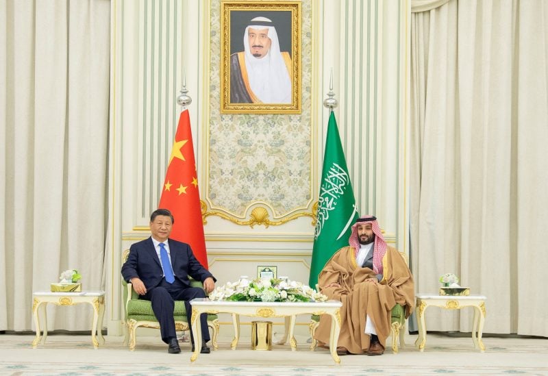 President Xi with Saudi Crown Prince Mohammed bin Salman