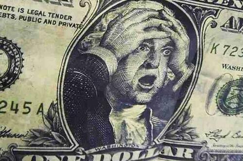 Washington dollar bill not happy