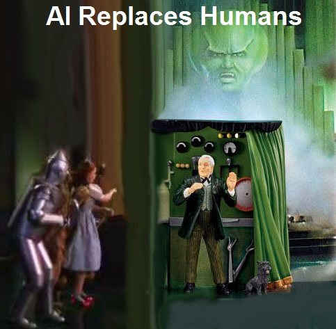 AI replaces humans