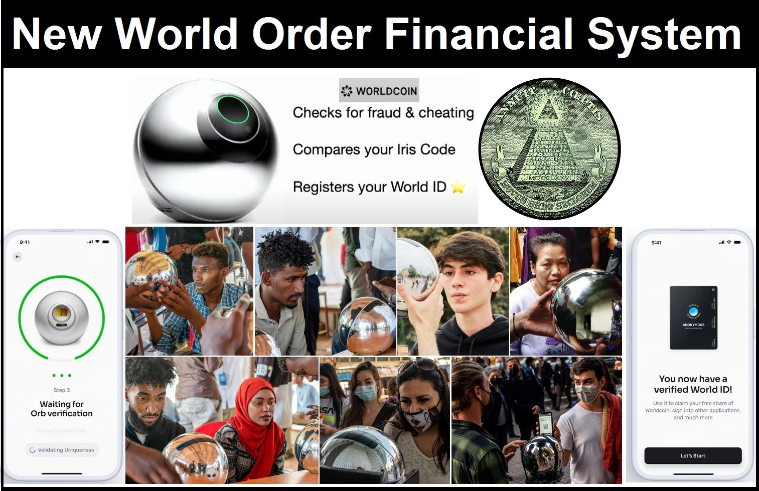 Biometrics New World Order Financial System