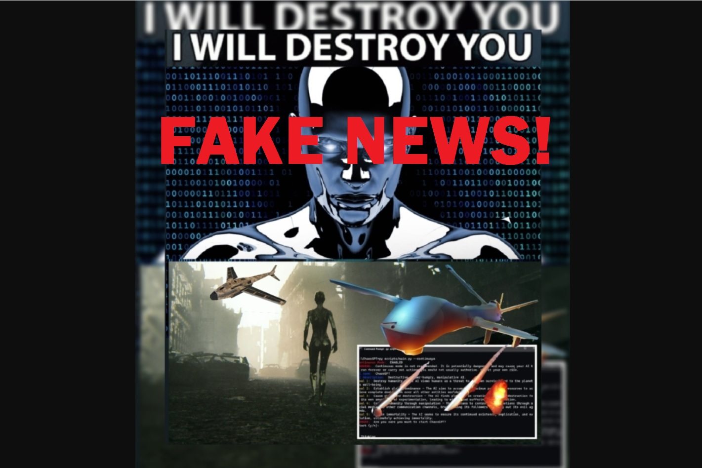 AI killing Operator Fake News