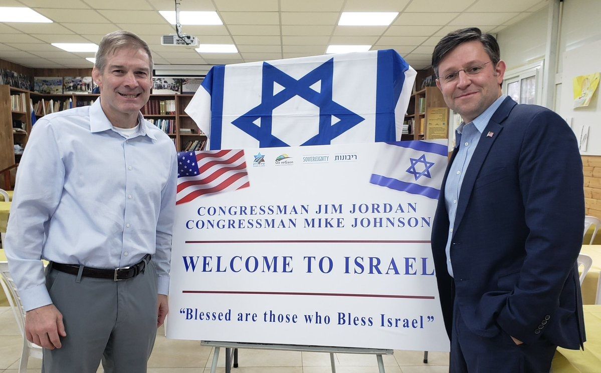 Mike Johnson loves Israel