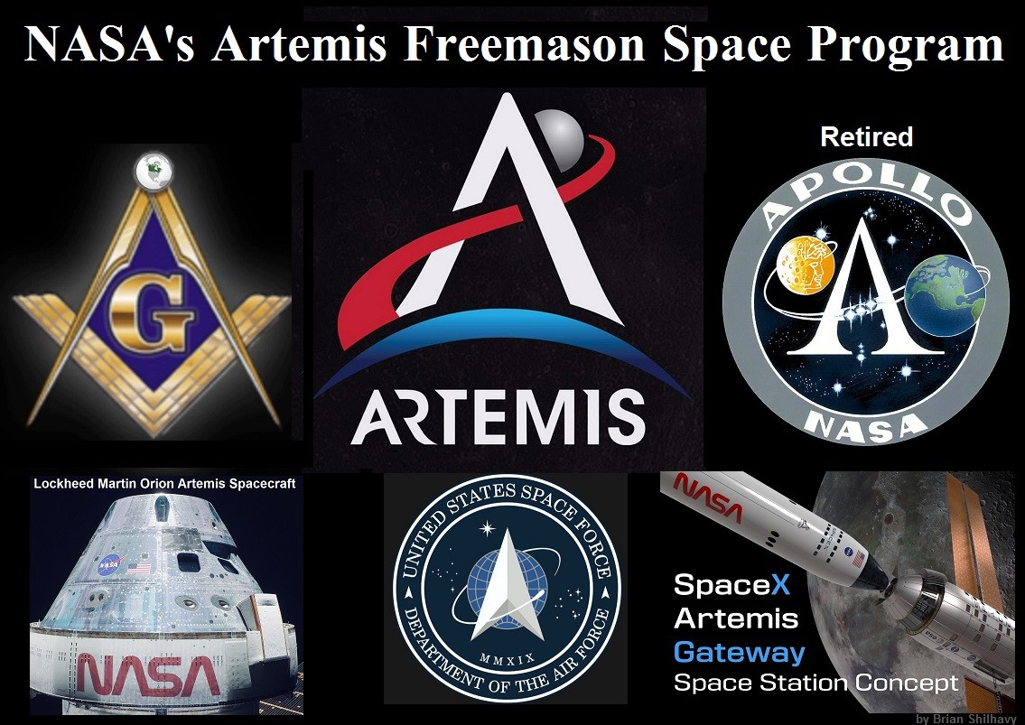 NASA Freemason Artemis Space Program
