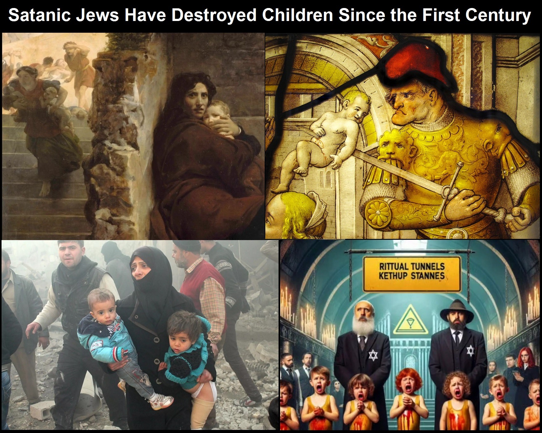 Satanic Jews 21 Centuries Killing Children