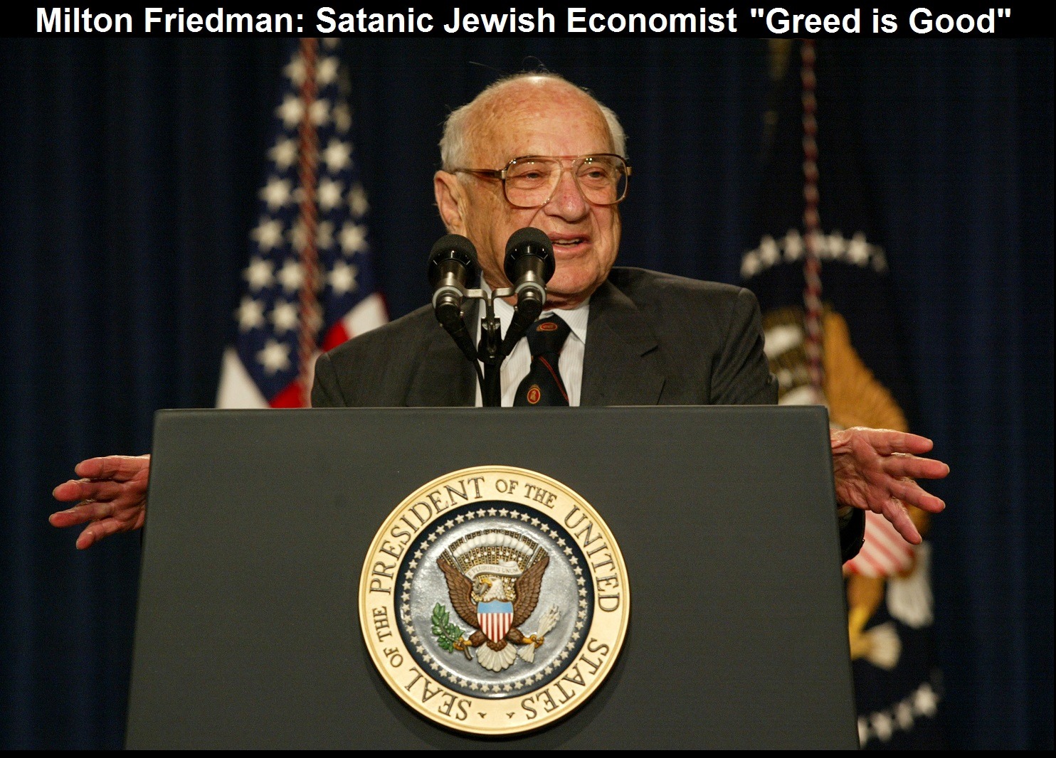 Bush Pays Tribute to Milton Friedman
