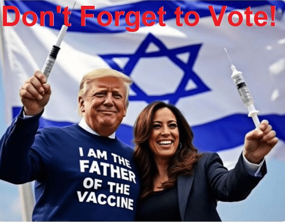 Trump and Harris Father Of Vaccine Vote For 1