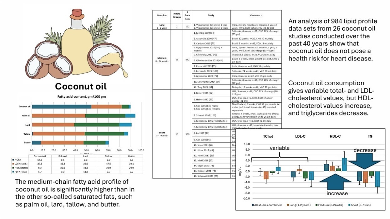 Mary Newport study on Coconut Oil Lipids