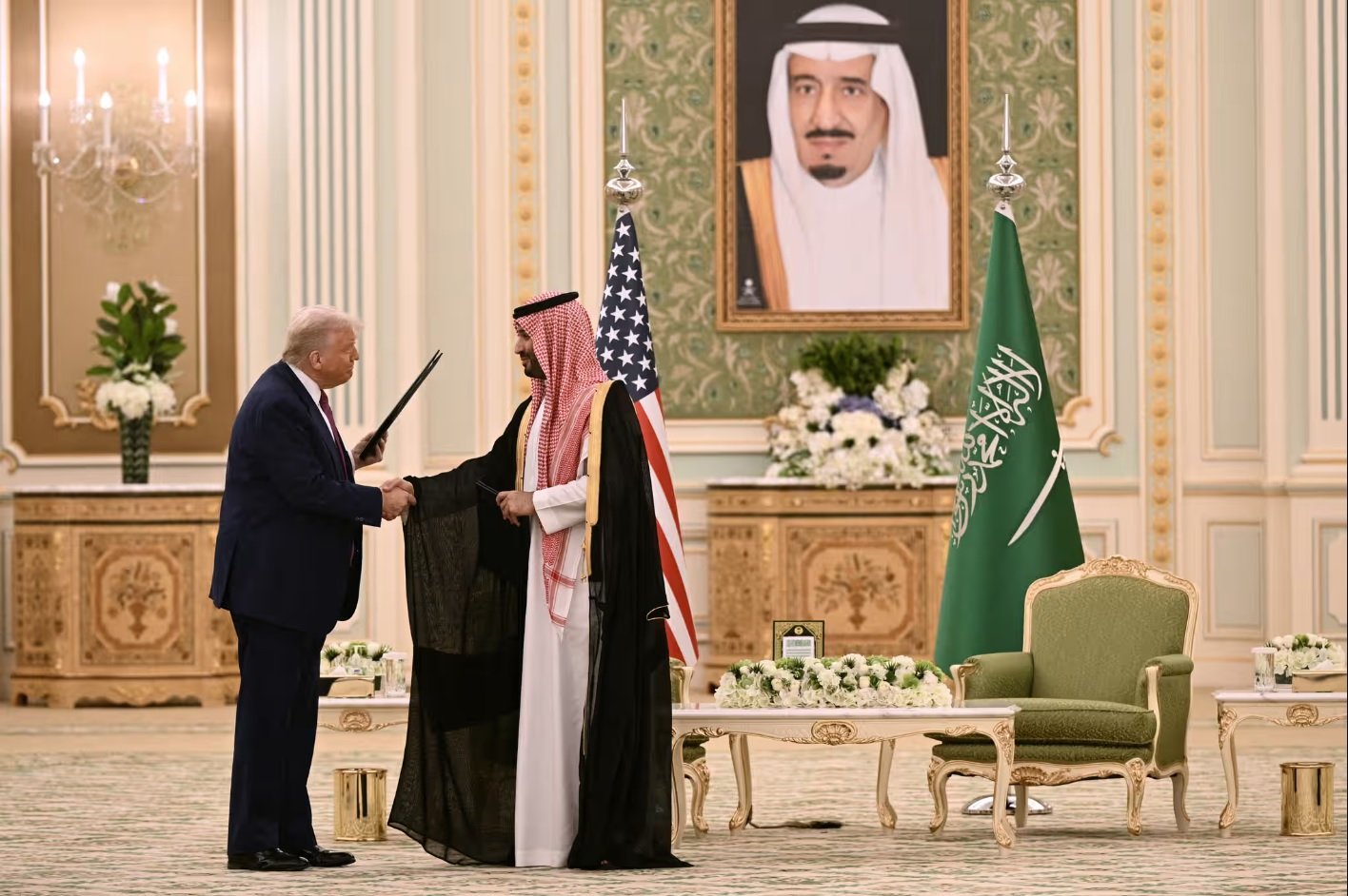 Trump Bin Salman in Riyadh