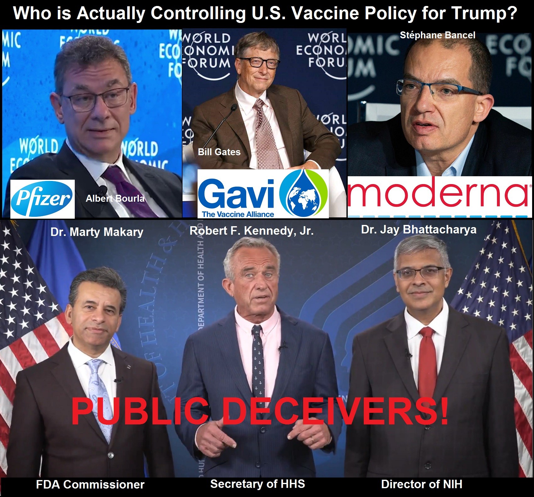 Who is actually controlling u.s. vaccine policy under trump