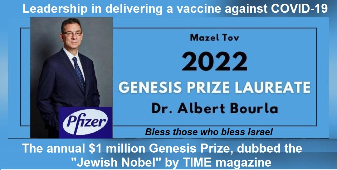 Albert Bourla Genesis Prize Israel