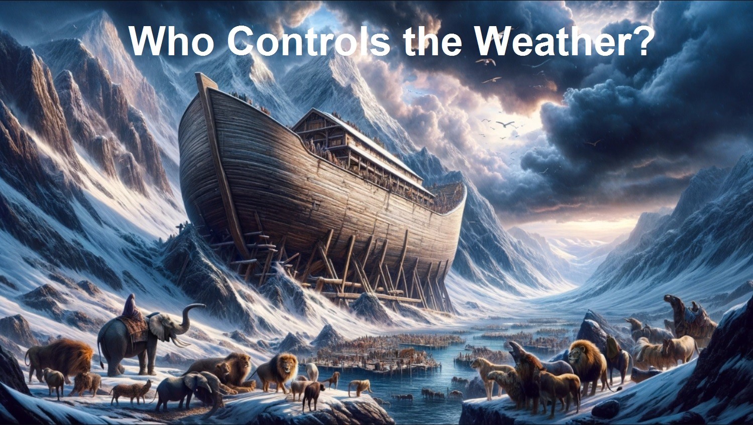 Noahs ark image Who Controls the weather